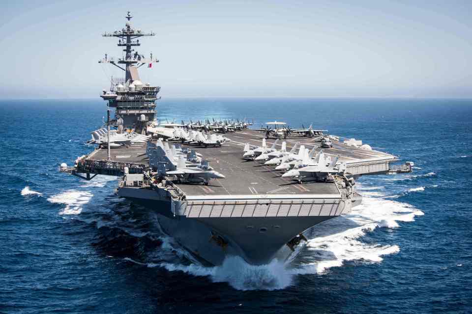  The USS Theodore Roosevelt was forced to dock due to confirmed coronavirus cases on board