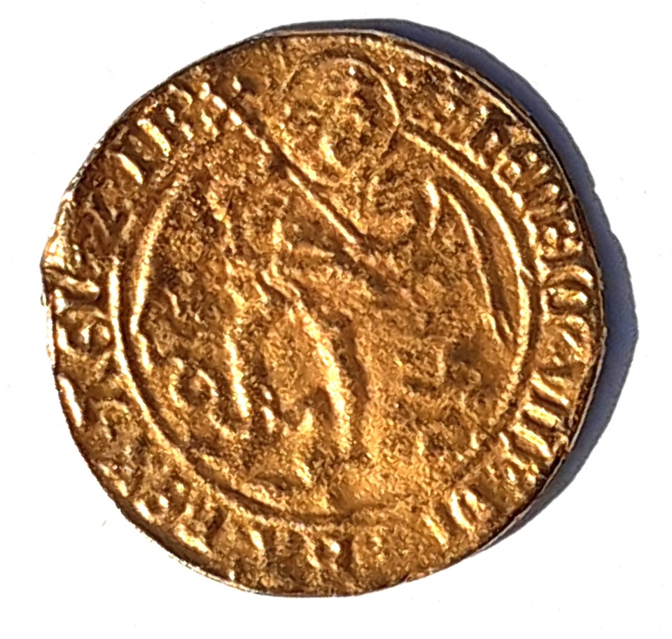  The Henry VII Fine Gold Angel is believed to be worth at least £2,500