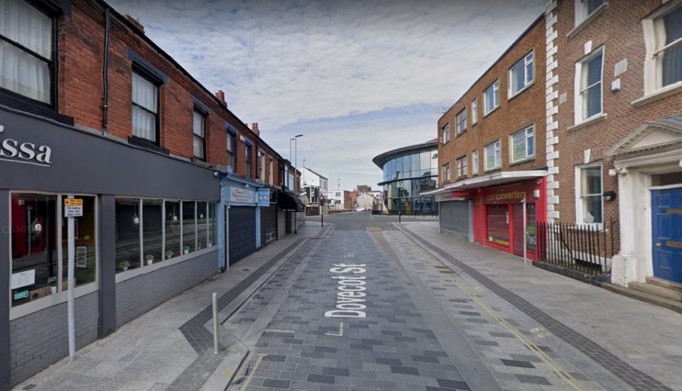  The nurse followed the thug up Dovecot Street, when he threatened to stab her