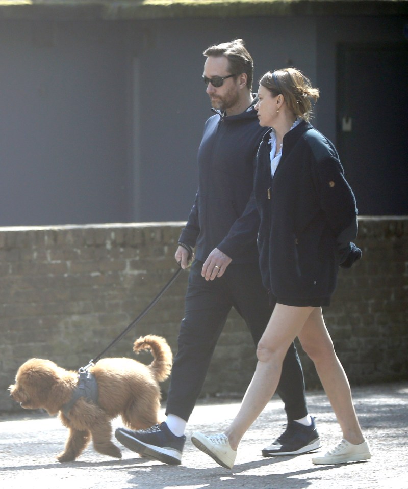  The Quiz star seen with his actress wife Keeley Hawes