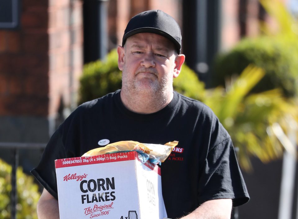  TV funnyman Johnny Vegas was praised for his role in the essential items project which delivered parcels to elderly and vulnerable people in St Helens, for which Martin Blondel received an MBE