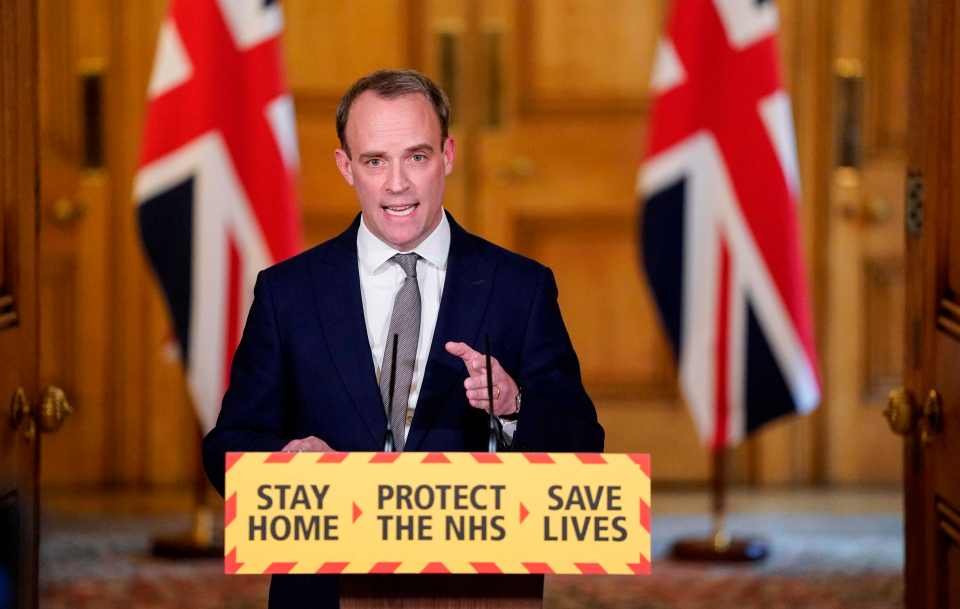  Dominic Raab has extended the UK lockdown for anther three weeks