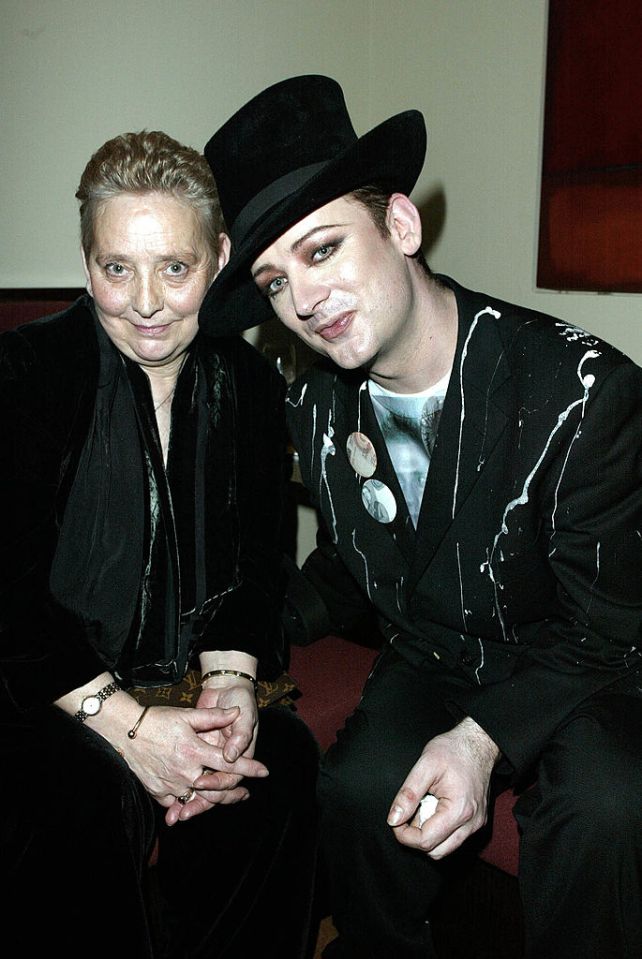 Boy George and his mum Dinah O'Dowd