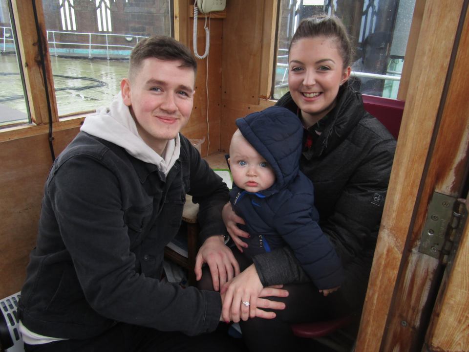  Victoria and Elliot got engaged at the top of Liverpool Cathedral in 2018