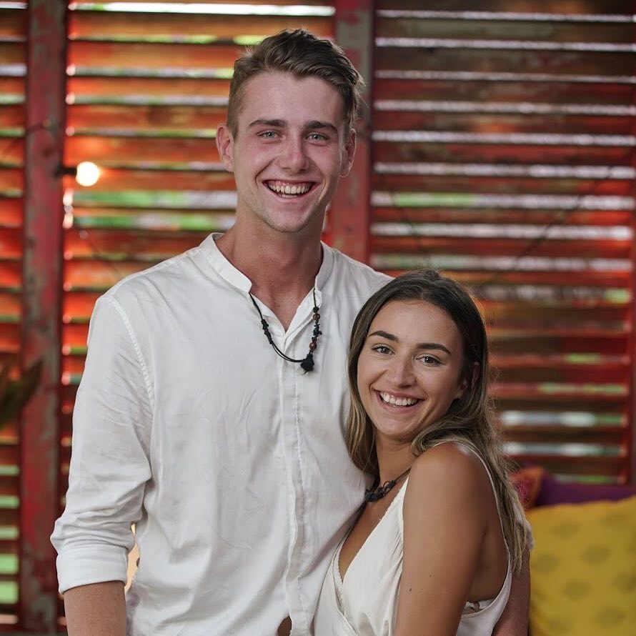  Harry also took part in New Zealand dating show Heartbreak Island where he met Georgia Byers (seen here)