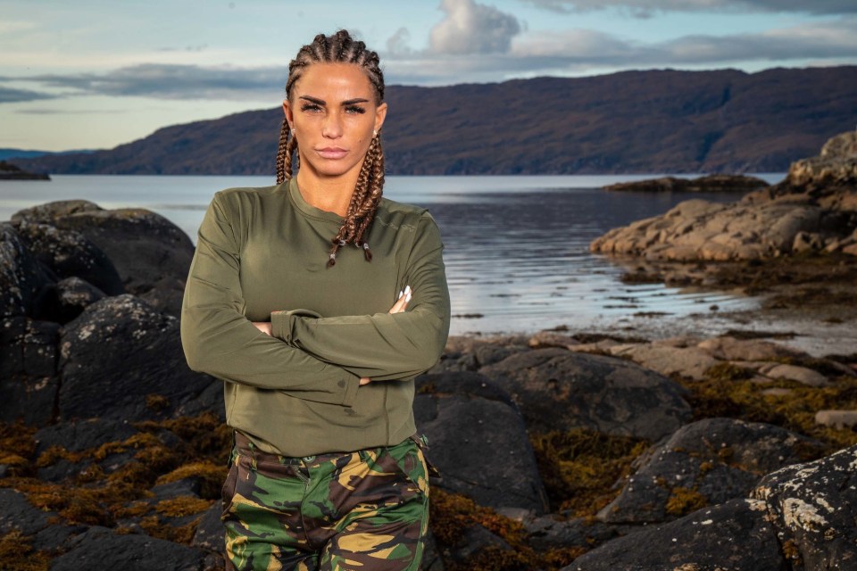 Katie quit Celebrity SAS: Who Dares Wins, blaming a breast reduction-related injury