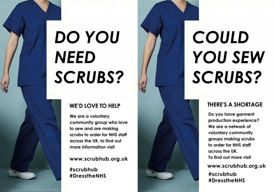  Scrub Hubs appeal for volunteer stitchers