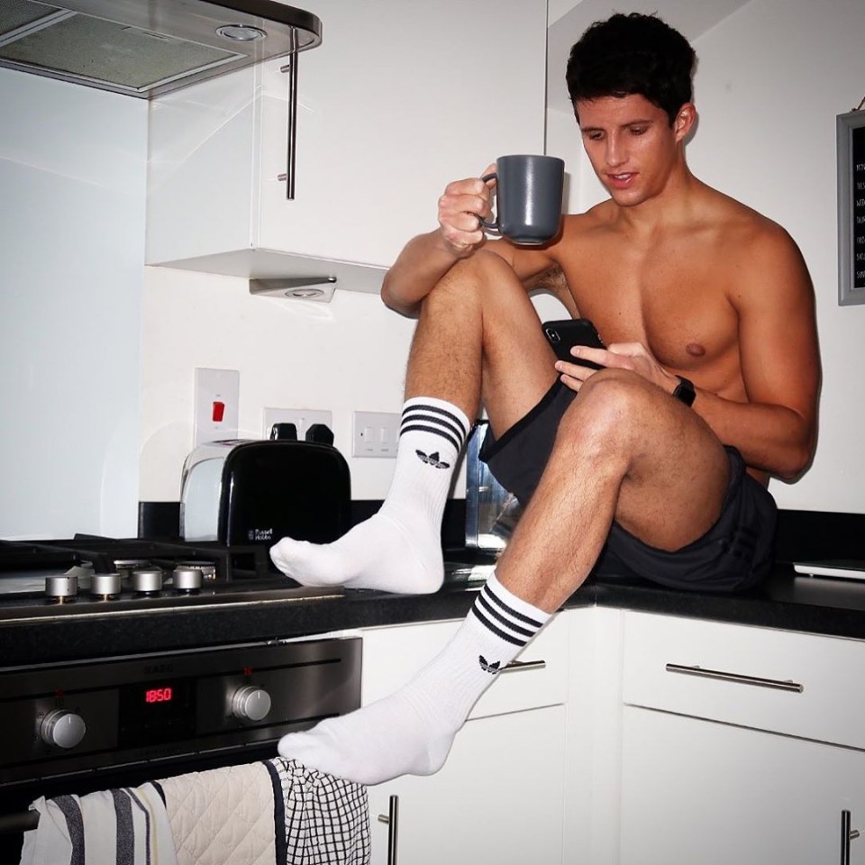 Callum has an amazing all white kitchen