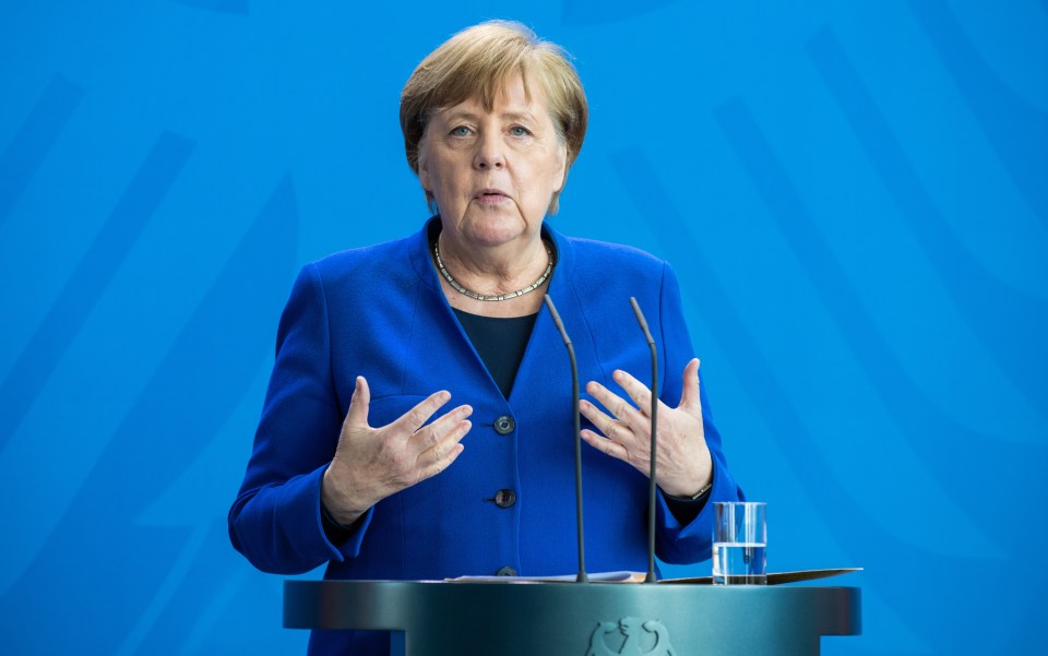  German leader Angela Merkel has looked to the example of South Korea as a way to end the coronavirus crisis