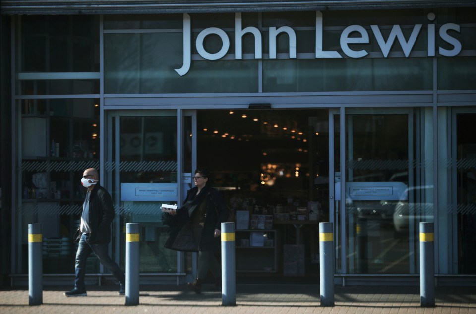 John Lewis says it's almost ready to reopen as soon as the government says it's okay to 