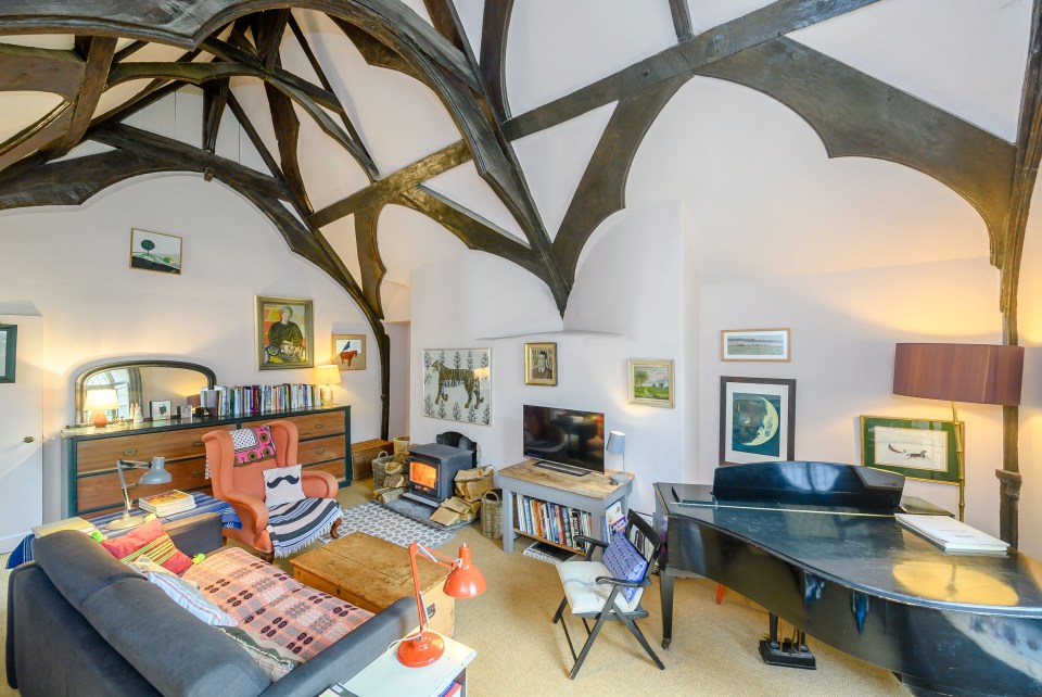  The main house has rare 14th century timber beams