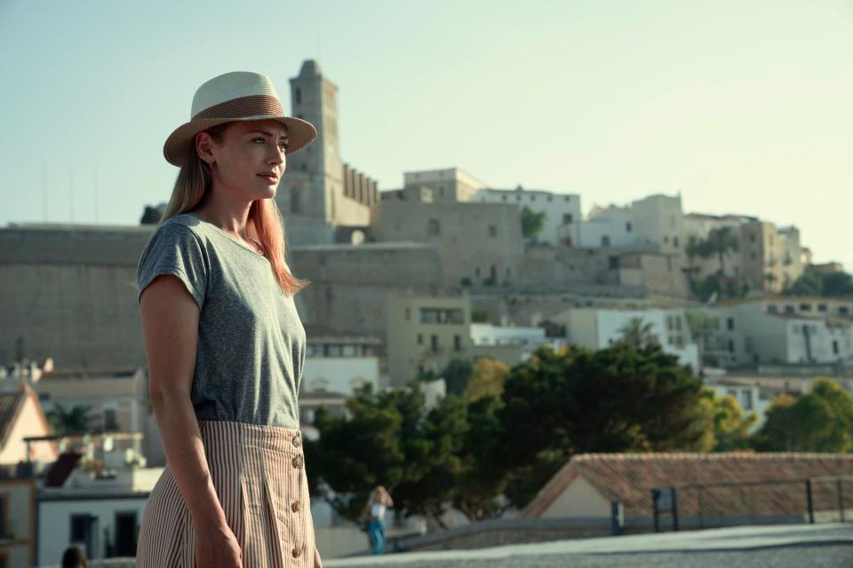  White Lies on Netflix sees character Zoe Walker leave her quiet life behind to investigate her brother's disappearance in Ibiza