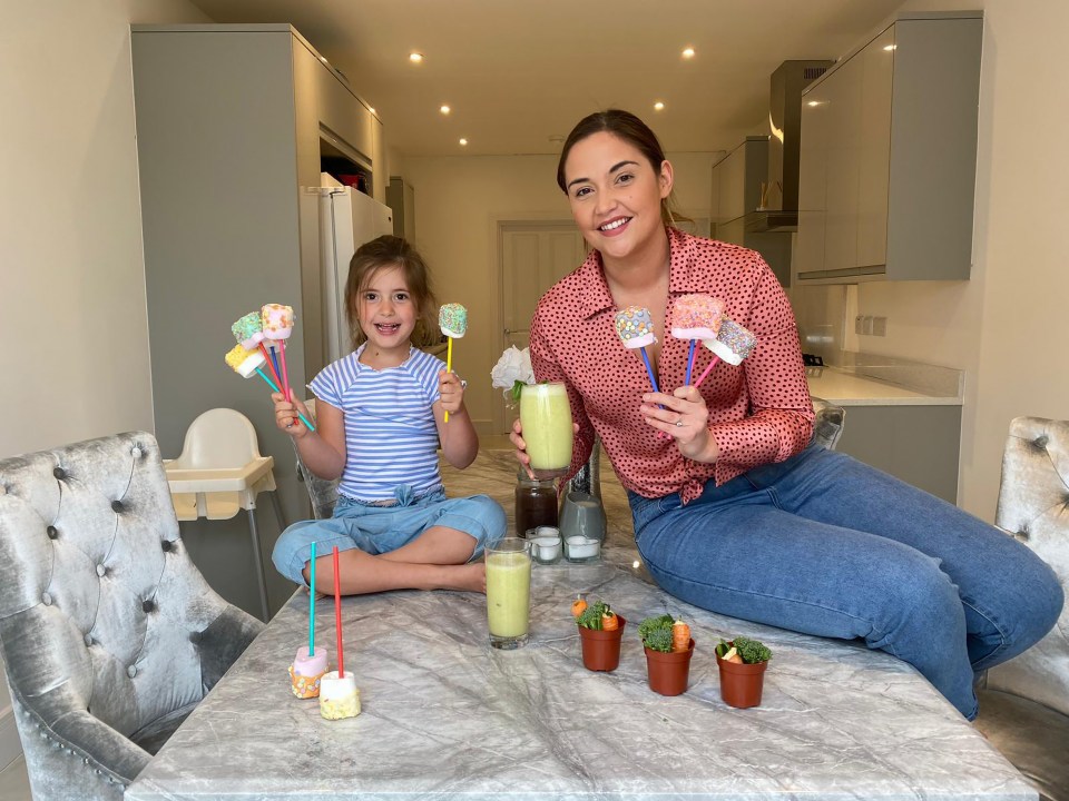 Jacqueline Jossa has teamed up with Now TV to show parents how to make their own TeaV party for their kids