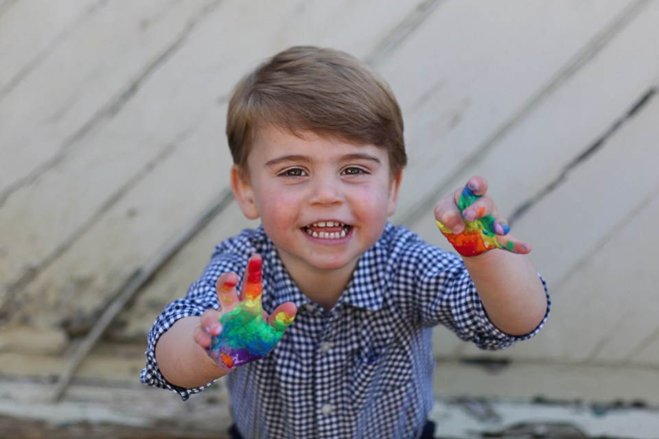 Adorable photos have been released of Prince Louis to mark his second birthday – and royal fans say he is the twin of mum Kate Middleton