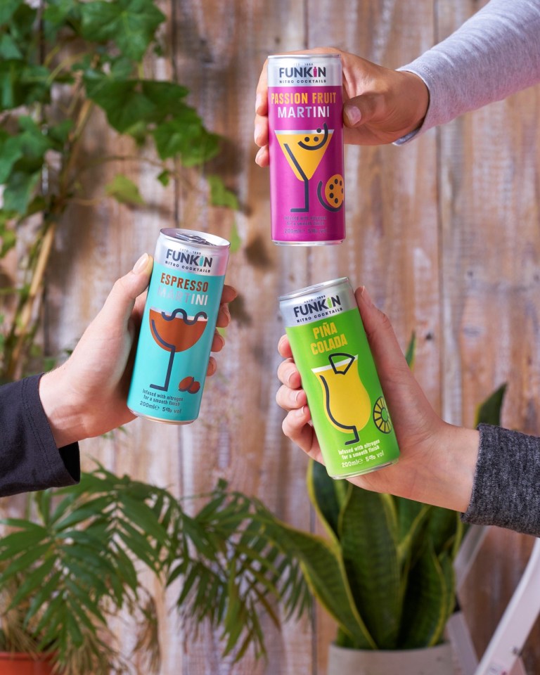 Treat yourself to six cans of cocktails delivered to your door for £12 from funkincocktails.co.uk