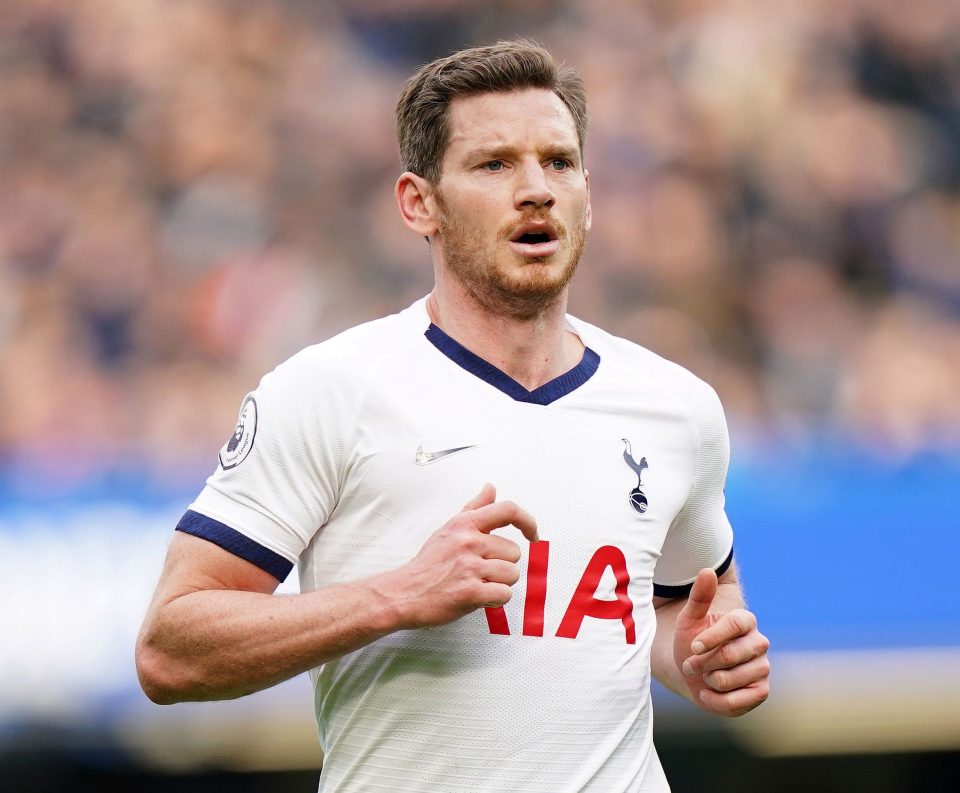  Jan Vertonghen has made 19 appearances in the Premier League this season