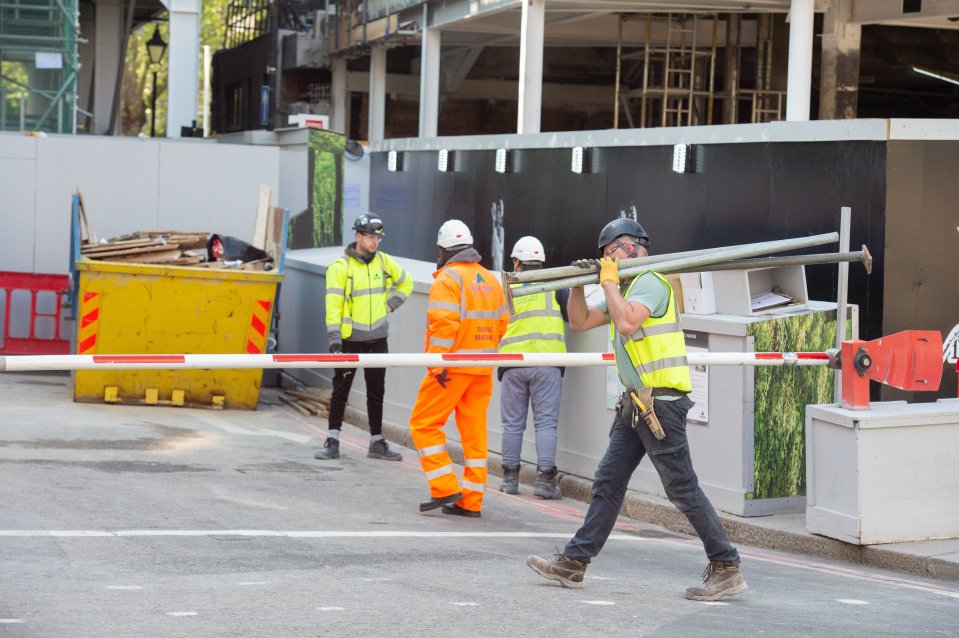  Building sites across the country are starting to re-open