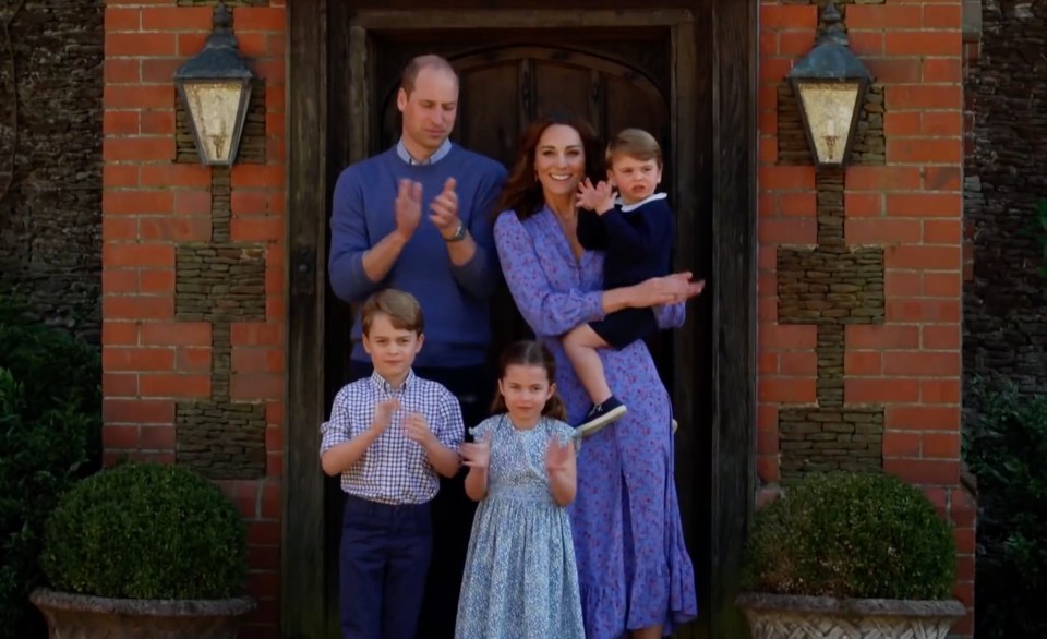  The Cambridges clapped for carers on Thursday evening