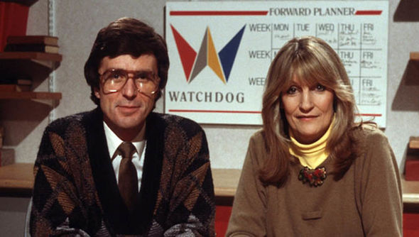  The couple are seen here hosting Watchdog