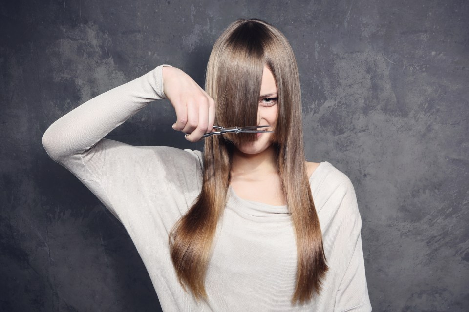 Stylist Kristine Cimbule has put together a simple five-step guide for cutting your own fringe