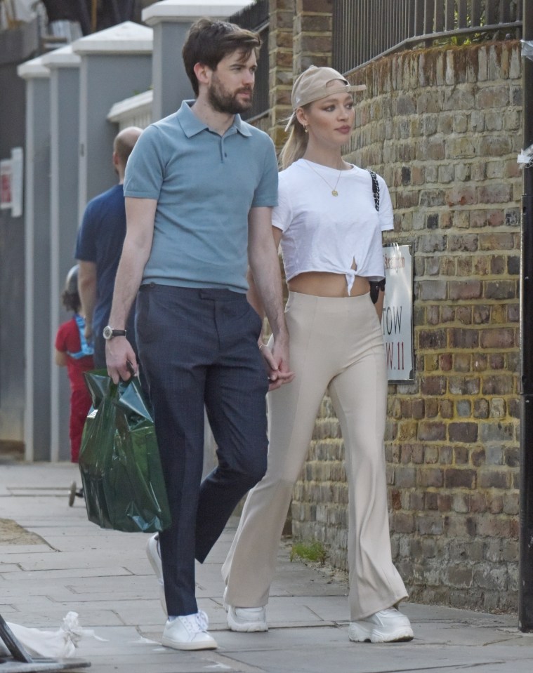  Jack Whitehall enjoyed his daily dose of exercise during lockdown with his new girlfriend Roxy Horner