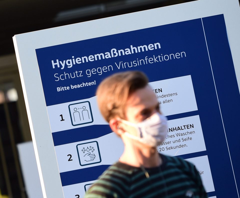  Germans will have to abide by strict hygiene and social distancing rule