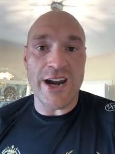 Tyson Fury was fuming too – at his poor WiFi connection that led to the video cutting out numerous times