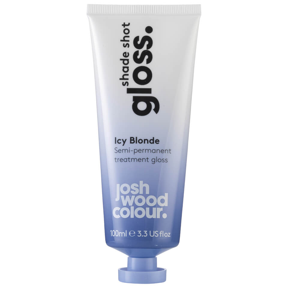 Make blonde hair look fresher with Josh Wood Colour Icy Blonde Gloss