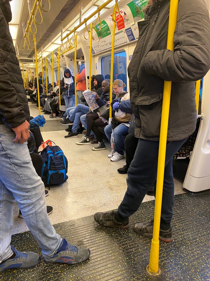  The tube was also busier this morning on week six of lockdown