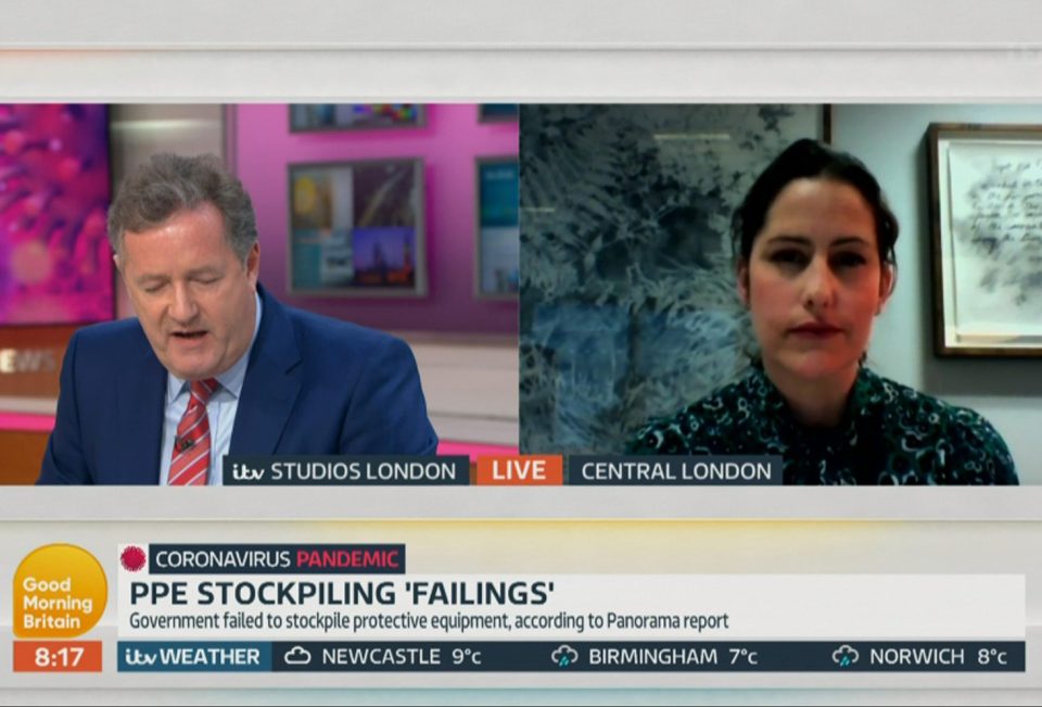  Piers Morgan had a bruising encounter with MP Victoria Atkins on Good Morning Britain today