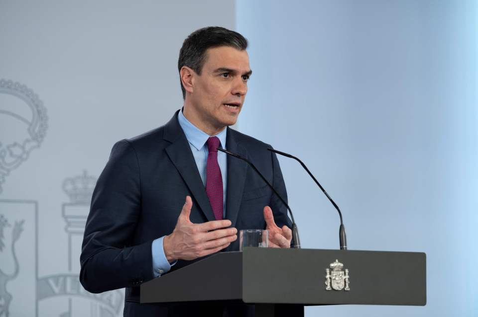  Spanish PM Pedro Sanchez outlined a four-phase recovery plan