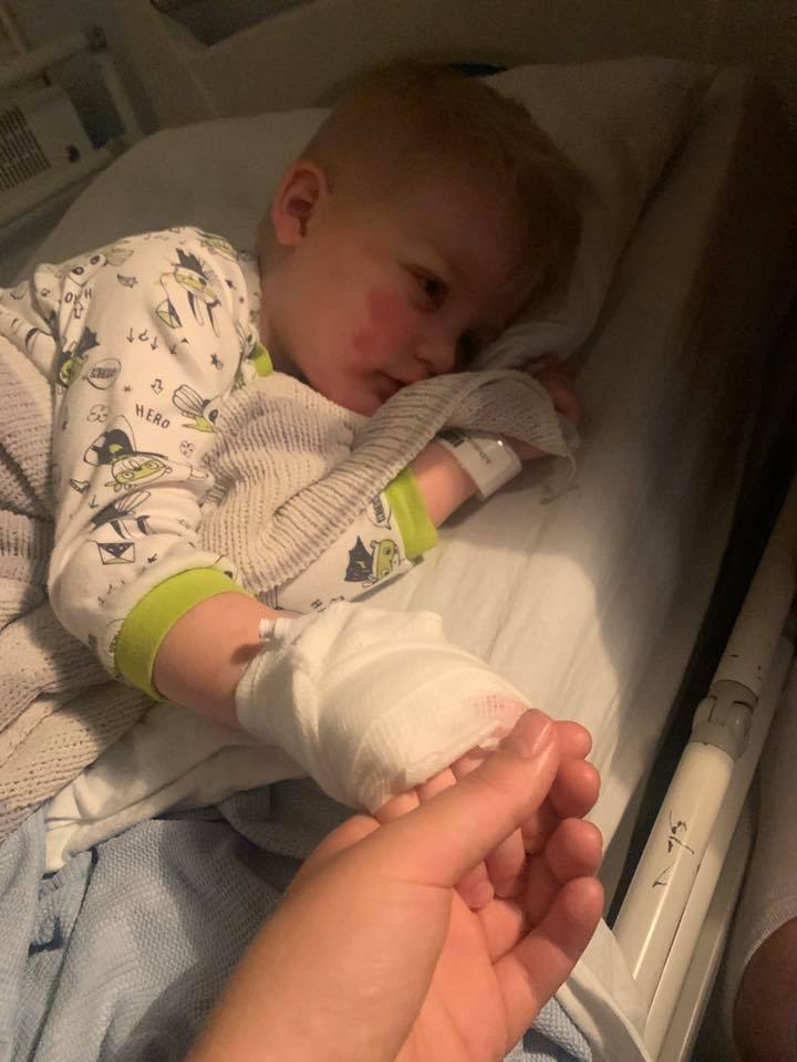  Freddie spent a week in hospital before recovering