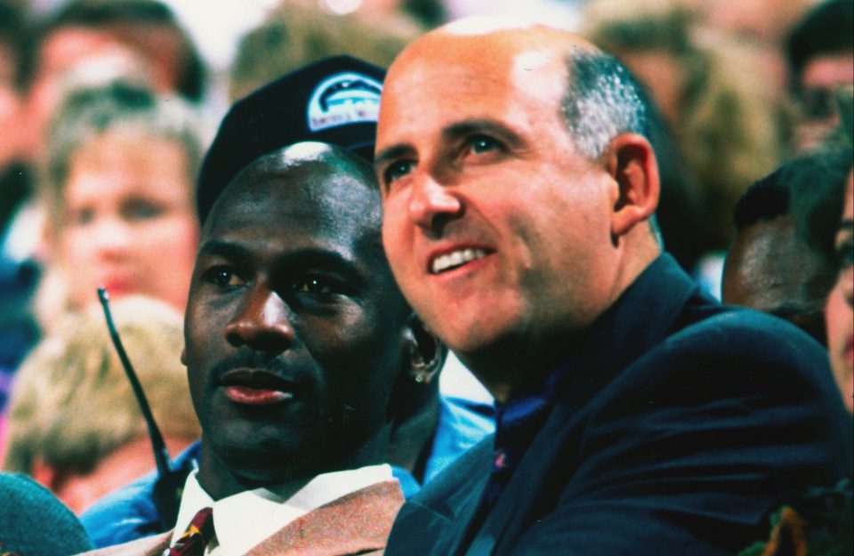  Falk (right) has represented Jordan for decades and helped manufacture his famed Nike deal