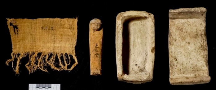 This miniature coffin was found nearby