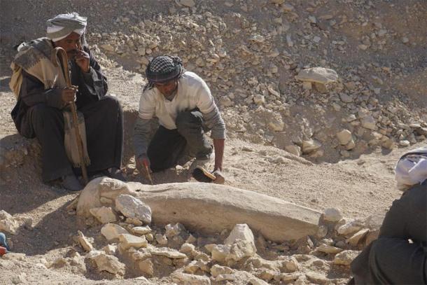 The coffin was uncovered during a project involving a Spanish team