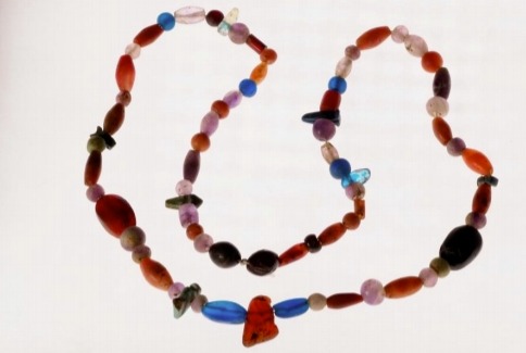 One of the necklaces contained 75 precious stones