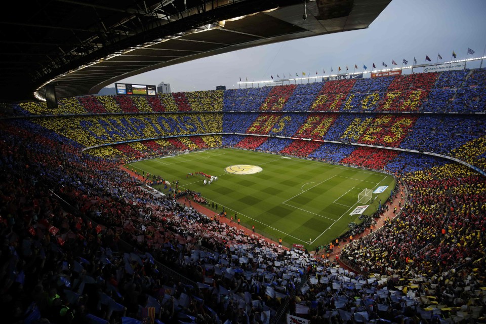  Barcelona announced this week they will sell the naming rights for the first time in their stadium's 63-year history