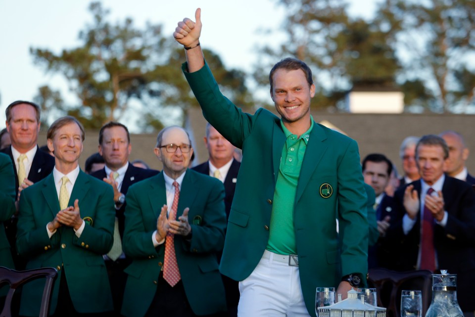  Danny Willett won the Masters green jacket in 2016