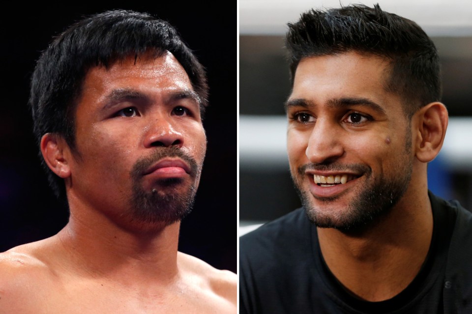 Boxing legend Manny Pacquiao is still Amir Khan’s No1 dream target