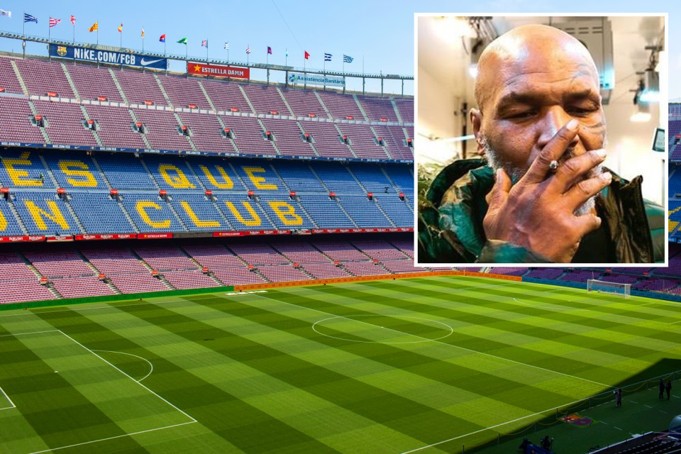  Tyson's Swissx cannabis company are supposedly in contact with FC Barcelona