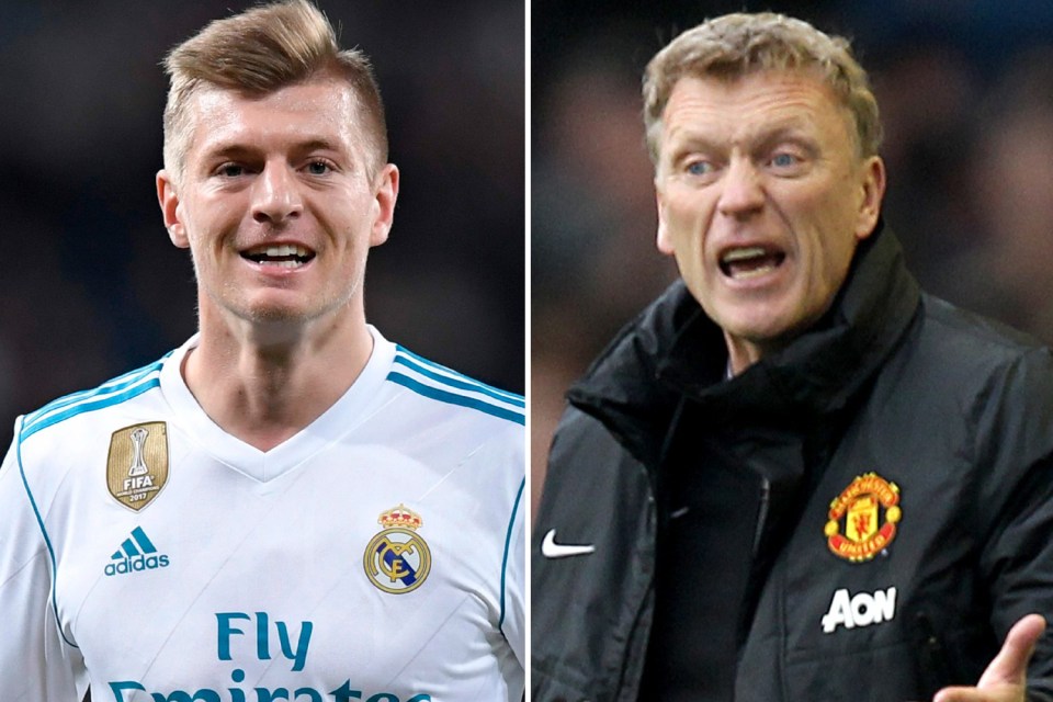  David Moyes has named Toni Kroos failure as his biggest Manchester United transfer regret