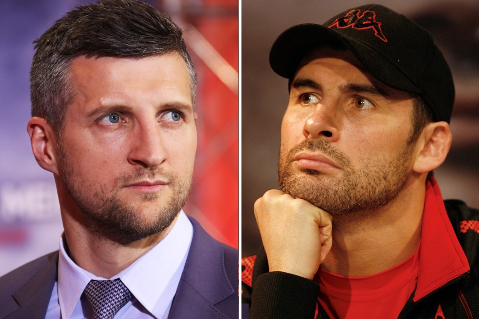 Carl Froch called on Joe Calzaghe to come out of retirement to settle an old score but the Welshman was having none of it