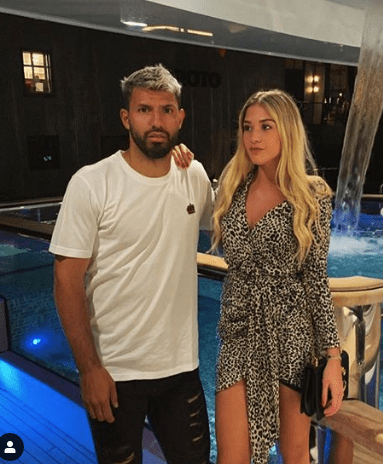 Aguero's latest girlfriend is Sofia Calzetti