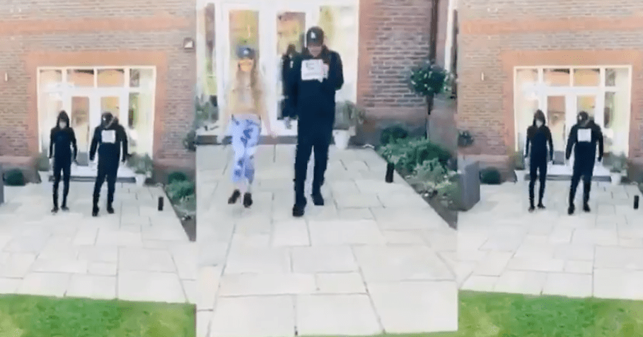  Peter, Princess and Junior doing The Bus Stop dance