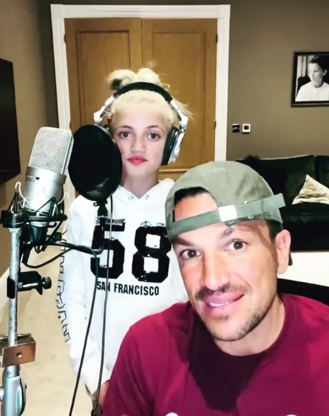  Peter Andre shared an incredible video of his daughter Princess's amazing singing voice tonight