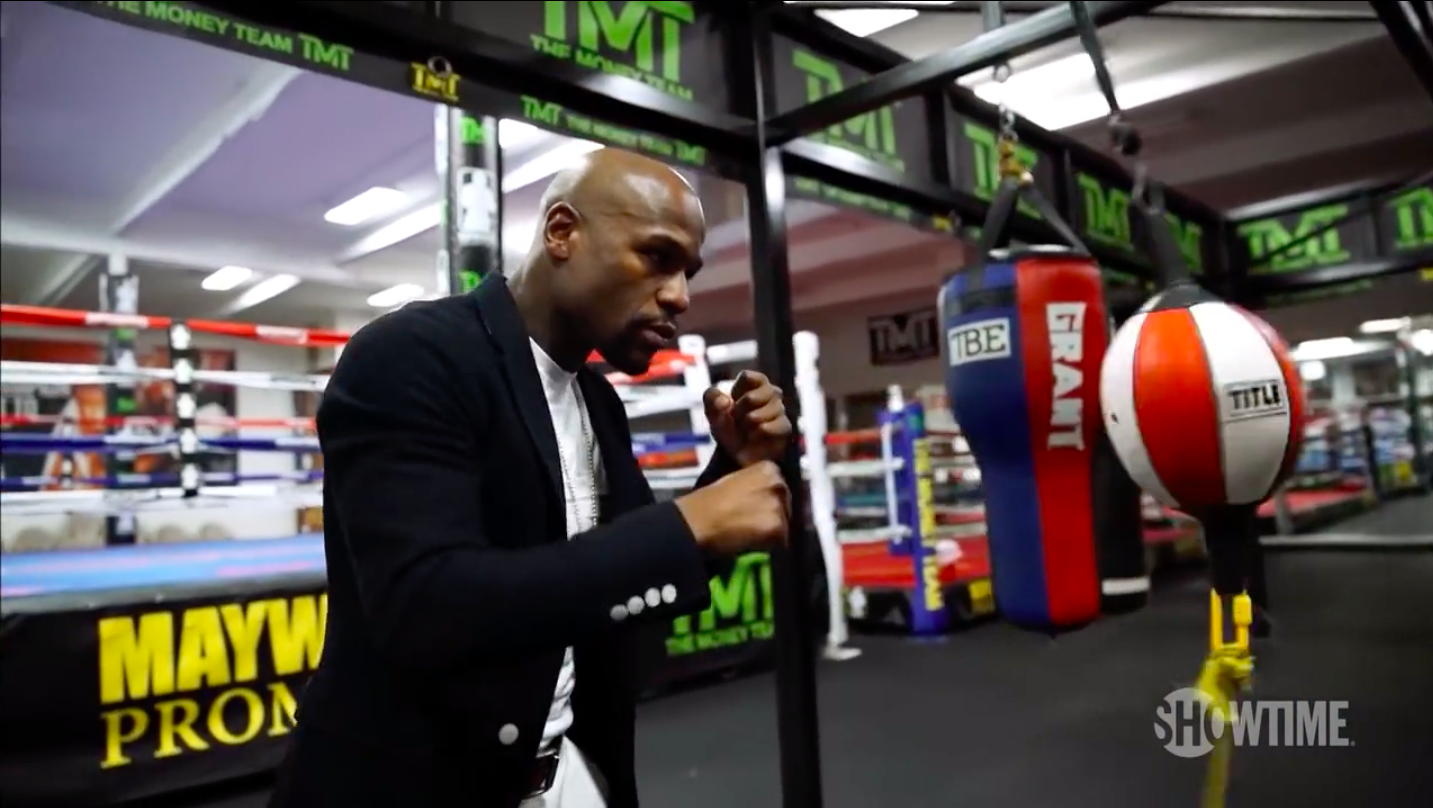 Mayweather would sometimes run straight after leaving a nightclub