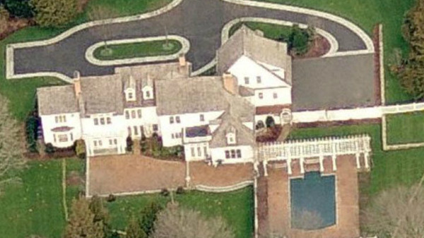  This is the aerial view of Triple H and Stephanie McMahon's mansion