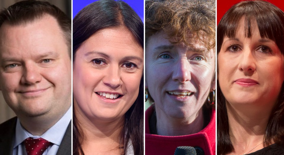  IN: (L-R) Nick Thomas-Symonds (Shadow Home Secretary), Lisa Nandy (Shadow Foreign Secretary), Anneliese Dodds (Shadow Chancellor) and Rachel Reeves (Shadow Cabinet Office Minister) have all been given top roles in Starmer's new Cabinet