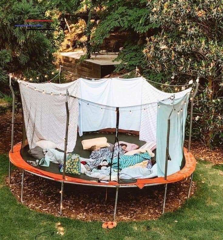 With days out in short supply during lockdown, why not try camping out in the garden when it's warm?