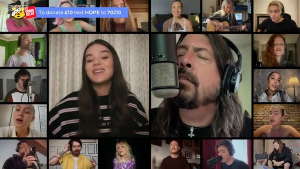  More than 20 musicians joined forces for the charity single